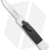 AKC Minion Concord Spear Point OTF Automatic Knife White/Black (2.4" Satin) -Italian Blade Shop AKC 007 Mini Concord OTF Auto White Black Satin BHQ 135712 jr