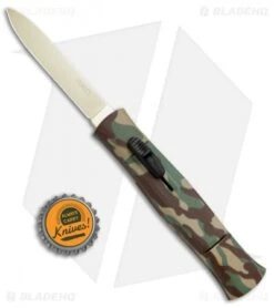 AKC 077 Concord OTF Automatic Knife Green Camo (3.25" Gold ) -Italian Blade Shop AKC 077 Concord OTF Green Camo Gold BHQ 72047 jr bottlecap 2