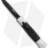 AKC 077 Concord OTF Dagger Automatic Knife Polish/Black (3.25" Black) -Italian Blade Shop AKC 077 Concord Polish Blackdagger black BP25717 er