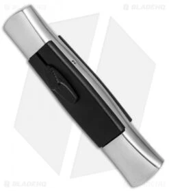 AKC 077 Concord OTF Dagger Automatic Knife Polish/Black (3.25" Black) -Italian Blade Shop AKC 077 Concord Polish Blackdagger black BP25717 er spine