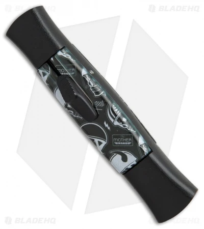 AKC 077 Concord OTF Automatic Knife Route 66 Skull (3.25" Black Flat) 5 AKC 077 Concord OTF Automatic Knife Route 66 Skull (3.25" Black Flat) - Image 3