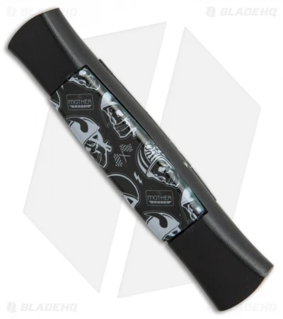 AKC 077 Concord OTF Automatic Knife Route 66 Skull (3.25" Black Flat) 4 AKC 077 Concord OTF Automatic Knife Route 66 Skull (3.25" Black Flat) - Image 2