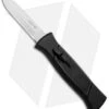 AKC 777 Blackfinger Dagger OTF Automatic Knife Black (3.375" Satin) -Italian Blade Shop AKC 777 Blackfinger Dagger OTF Auto Black Satin BHQ 50807 jr