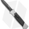 AKC 777 Blackfinger Dagger OTF Automatic Knife Brushed (3.4" Black)