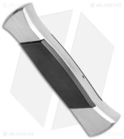 AKC 777 Blackfinger Dagger OTF Automatic Knife Brushed (3.4" Black) -Italian Blade Shop AKC 777 Blackfinger Dagger OTF Auto Brushed Black BHQ 138853 jr side