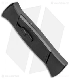 Italian Blade Shop -Italian Blade Shop AKC 777 Blackfinger OTF Auto Black Gold Dagger BHQ 92040 jr spine