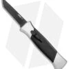 AKC 777 Blackfinger Tanto OTF Automatic Knife Brushed Aluminum (3.375" Black) 1 AKC 777 Blackfinger Tanto OTF Automatic Knife Brushed Aluminum (3.375" Black) -Italian Blade Shop AKC 777 Blackfinger OTF Auto Brushed Aluminum Black Black Tanto BHQ 153398 jr