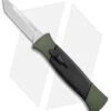 AKC 777 Blackfinger OTF Automatic Knife Green/Black (3.375" Satin Tanto) -Italian Blade Shop AKC 777 Blackfinger OTF Auto Green Black SW Tanto BHQ 152941 jr