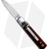 AKC Classic 6" Lever Lock Automatic Italian Knife Cocobolo (2.25" Satin) -Italian Blade Shop AKC Classic Leverlock Cocobolo BHQ 50891 ns