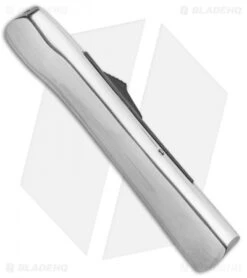 AKC Concord Dagger OTF Automatic Knife Polish/Black (3.25" Satin) -Italian Blade Shop AKC Concord Dagger OTF Auto Polish Black Satin BHQ 92038 jr side