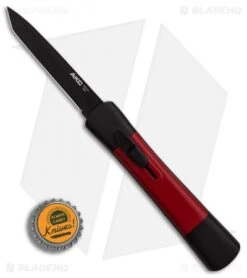 AKC Concord Tanto OTF Automatic Knife Black/Red (3.25" Black) 9 AKC Concord Tanto OTF Automatic Knife Black/Red (3.25" Black) -Italian Blade Shop AKC Concord Tanto Black Red Black BHQ 90288 er bottlecap