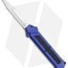 AKC F-16 D/A Bayonet OTF Automatic Knife Blue (3.3" Satin)