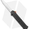 AKC F-16 D/A Dagger OTF Automatic Knife Black W/ Orange Button (3.3" Satin) 2 AKC F-16 D/A Dagger OTF Automatic Knife Black W/ Orange Button (3.3" Satin) -Italian Blade Shop AKC F 16 DA Dagger OTF Auto Black Orange Button Satin BHQ 98892 jr