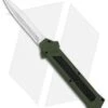 AKC F-16 D/A Dagger OTF Automatic Knife Green (3.3" Satin) -Italian Blade Shop AKC F 16 DA Dagger OTF Auto Green Satin BHQ 91965 jr