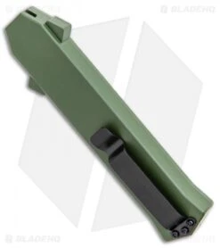AKC F-16 D/A Dagger OTF Automatic Knife OD Green (3.3" Satin) 8 AKC F-16 D/A Dagger OTF Automatic Knife OD Green (3.3" Satin) -Italian Blade Shop AKC F 16 DA Dagger OTF Auto OD Green Satin BHQ 95347 jr side