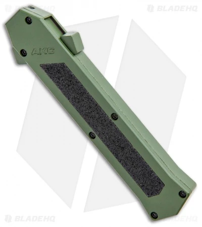 AKC F-16 D/A Dagger OTF Automatic Knife OD Green (3.3" Satin) 4 AKC F-16 D/A Dagger OTF Automatic Knife OD Green (3.3" Satin) - Image 2