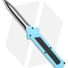 AKC F-16 D/A Dagger OTF Automatic Knife Teal (3.3" Two Tone) -Italian Blade Shop AKC F 16 DA Dagger OTF Auto Teal TT BHQ 109160 jr