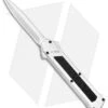 AKC F-16 D/A Dagger OTF Automatic Knife White (3.3" Satin) -Italian Blade Shop AKC F 16 DA Dagger OTF White Satin BHQ 94221 jr