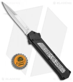 AKC F-16 D/A Bayonet OTF Automatic Knife Iguana (3.3" Satin) -Italian Blade Shop AKC F 16 Iguana DA OTF Auto Bayo Satin Plain BP 25399 jr bottlecap
