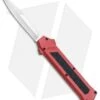 AKC F-16 D/A Bayonet OTF Automatic Knife Red (3.3" Satin)