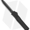 AKC F-20 D/A OTF Automatic Knife Black Aluminum (3.6" Black)