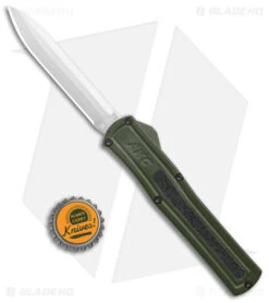 AKC F-20 D/A OTF Automatic Knife OD Green Aluminum (3.6" Satin) 9 AKC F-20 D/A OTF Automatic Knife OD Green Aluminum (3.6" Satin) -Italian Blade Shop AKC F 20 DA Dagger OTF Auto OD Green Satin BHQ 140493 jr bottlecap