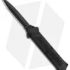 AKC F-16 D/A Bayonet OTF Automatic Knife Black Inlay (3.3" Black) -Italian Blade Shop AKC F DA Bayo OTF Black Inlay Black BHQ 83219 jr