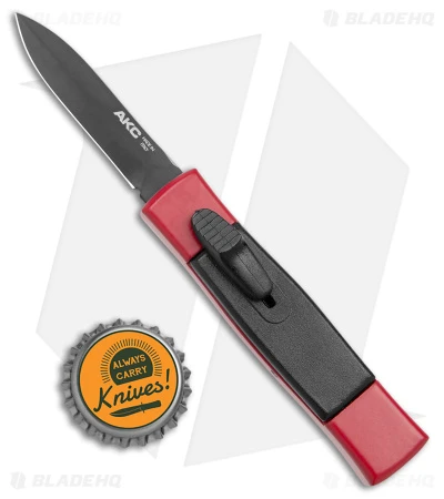 AKC Minion Concord OTF Automatic Knife Red/Black (2.3" Black) 6 AKC Minion Concord OTF Automatic Knife Red/Black (2.3" Black) - Image 4