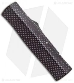 AKC Minion Concord OTF Automatic Knife Sim Carbon Fiber (2.3" Black Flat Grind) -Italian Blade Shop AKC Minion Concord Slim CF OTF Auto Black Flat GX 33108 jr side