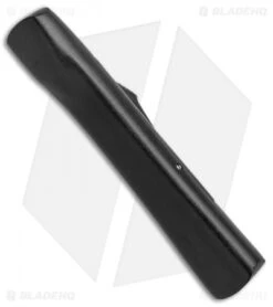 AKC Concord OTF Automatic Knife Black (3.25" Gold Dagger) -Italian Blade Shop AKC OTF Black Concord Gold Dagger BHQ 52359 jr side