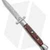 AKC Swinguard 9" Snakewood (Damascus Bayonet Blade) -Italian Blade Shop AKC Swinguard 9in Snakewood Damascus Bayo GX 4274 jr