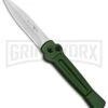 AKC X-treme Ace Green Automatic Knife - Satin Plain -Italian Blade Shop AKC X treme Ace Auto Green SW BHQ 125448 jr large