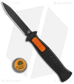 AKC X-treme EVO OTF Automatic Knife Black / Orange Slide (3.5" Black) -Italian Blade Shop AKC X treme EVO OTF Auto Black Orange Slide Black BHQ 114335 jr bottlecap