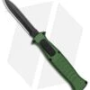 AKC X-treme EVO OTF Automatic Dagger Knife Green (3.5" Black) -Italian Blade Shop AKC X treme EVO OTF Auto Dagger Green Black GX 37364 jr
