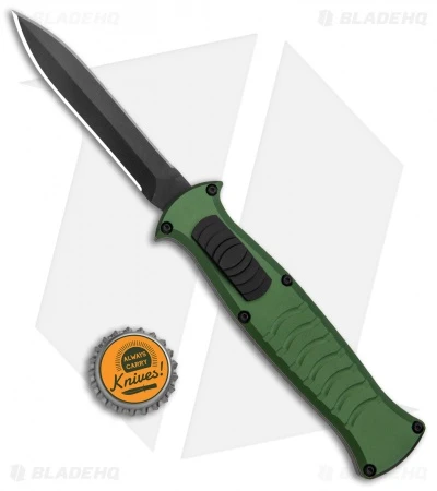 AKC X-treme EVO OTF Automatic Dagger Knife Green (3.5" Black) 6 AKC X-treme EVO OTF Automatic Dagger Knife Green (3.5" Black) - Image 4