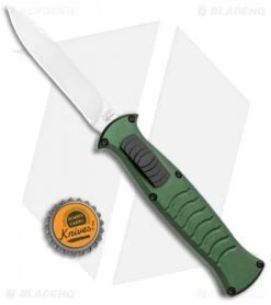 AKC X-treme EVO OTF Automatic Knife Green (3.5" Satin) -Italian Blade Shop AKC X treme EVO OTF Auto Green Satin BHQ 105417 jr bottlecap
