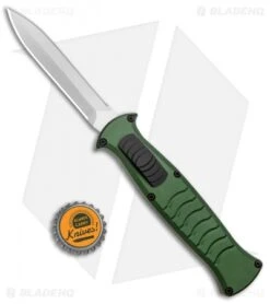 AKC X-treme EVO OTF Automatic Knife Green (3.5" Satin DE Dagger) -Italian Blade Shop AKC X treme EVO OTF Auto Green Satin DE Dagger BHQ 134949 jr bottlecap 2
