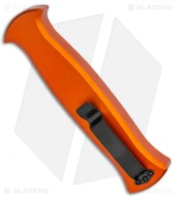 AKC X-treme EVO OTF Automatic Knife Orange (3.5" Black) -Italian Blade Shop AKC X treme Evo Auto Orange Black BHQ 105416 jr side