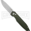AKC X-treme Dandy Green Aluminum Automatic Knife - SW Plain