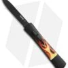 AKC Concord OTF Automatic Knife Flames (3.25" Black Flat)