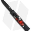 AKC Minion Concord OTF Automatic Knife Red/White Skull (2.3" Black Flat Grind) -Italian Blade Shop AKC minion concord red white skull black flat BP 19001 er
