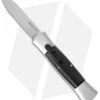 AKC 007 Concord OTF Automatic Knife White/Black (2.75" Satin Flat) -Italian Blade Shop akc concord 007 white satin flat cm