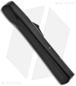 AKC Concord Dagger OTF Automatic Knife Black (3.25" Satin) 5 AKC Concord Dagger OTF Automatic Knife Black (3.25" Satin) -Italian Blade Shop akc concord satin flat part serr black otf side 2
