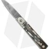 AKC Classic 6" Lever Lock Automatic Italian Knife Brazilian (2.5" Damascus) -Italian Blade Shop akc lever 6in braz damascus flat cm