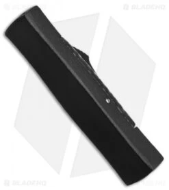 AKC Minion Concord OTF Automatic Knife Jolly Roger (2.3" Black Flat Grind) -Italian Blade Shop akc mini concord black skulls side