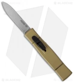 AKC Minion Concord OTF Automatic Knife Desert Tan (2.3" Satin Flat Grind)