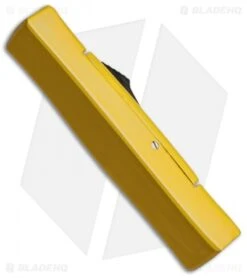 AKC Minion Concord OTF Automatic Knife Yellow (2.3" Satin) -Italian Blade Shop akc minion satin flat yellow BHQ 36365 dl side