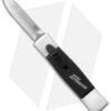 AKC Minion Concord Dagger OTF Automatic Knife White/Black (2.3" Satin) -Italian Blade Shop akc minion white black satin dagger cm