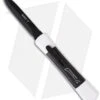 AKC Concord Dagger OTF Automatic Knife White/Black (3.25" Black) -Italian Blade Shop akc otf concord white handle
