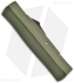 AKC Minion Concord Dagger OTF Automatic Knife NATO Green (2.3" Satin) -Italian Blade Shop bladeplay minion nato silver blade green otf mini auto side